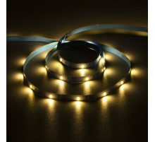 Светодиодная лента Luazon Lighting 1 м, IP20, SMD2835, 30 LED/м, 3хААА, 3000К