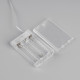 Светодиодная лента Luazon Lighting 3 м, IP20, SMD2835, 30 LED/м, 3хААА, 3000К, свечение тёплое белое