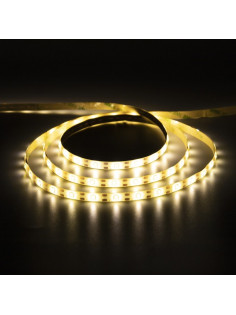 Светодиодная лента Luazon Lighting с датчиком движения 2 м, IP65, SMD2835, 60 LED/м, 4хААА, 3000К, свечение тёплое белое