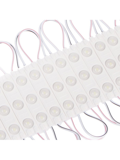 Светодиодный модуль SMD5630, 2 Вт, 12 В, 3 LED, 180 Лм, IP65, 6500К, белый, 20 шт.