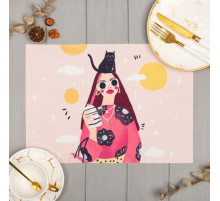 Салфетка на стол Доляна Love mood ПВХ 40×29 см