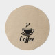 Салфетки сервировочные на стол Доляна Coffee, 4 шт., d=37 см, бежевые