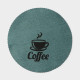 Салфетки сервировочные на стол Доляна Coffee, 4 шт., d=37 см, бирюзовые