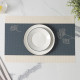 Салфетки сервировочные на стол Доляна «Лилли», 4 шт., 45×30 см, синие