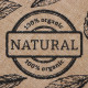 Набор салфеток «Этель» Natural, 4 шт., d=38, джут