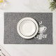 Салфетки сервировочные на стол Доляна Coffee, 4 шт., 44×29 см, серые