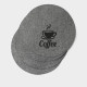 Салфетки сервировочные на стол Доляна Coffee, 4 шт., d=37 см, серые