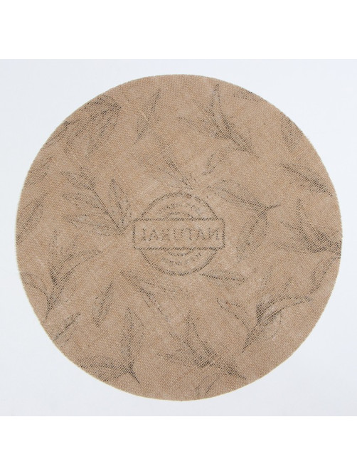 Набор салфеток «Этель» Natural, 4 шт., d=38, джут