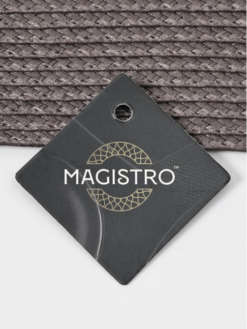 Салфетка сервировочная на стол Magistro «Лофт», 31×45 см, овальная, коричневая
