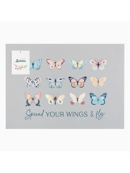Салфетка на стол «Доляна» You Wings, ПВХ, 40×29 см