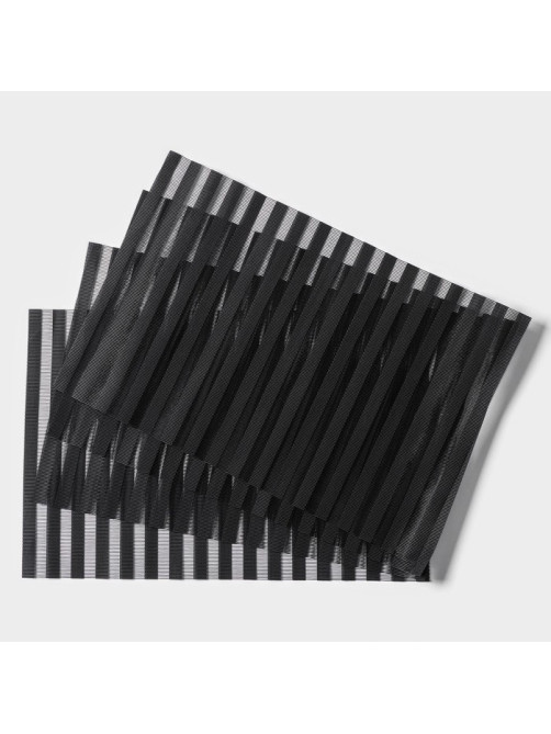 Салфетки сервировочные на стол Magistro, 4 шт., 30×45 см, чёрные