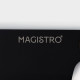 Набор кухонных ножей Magistro Dark wood, 3 предмета: лезвие 10.2 см, 12.7 см, 19 см, чёрный