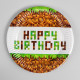Тарелка одноразовая бумажная Happy birthday, 18 см