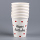Стакан одноразовый бумажный Happy Birthday, 250 мл