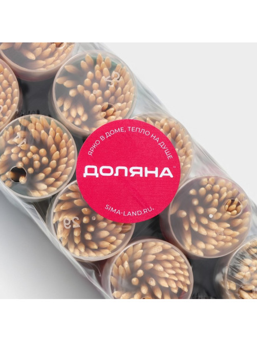 Зубочистки Доляна, 60 шт., МИКС