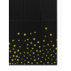 Скатерть одноразовая на стол «Звёзды», 137×183 см, чёрная
