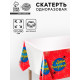 Скатерть одноразовая «С днём рождения», 137×180 см
