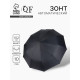 Зонт автоматический Night, 3 сложения, 10 спиц, R=51/58 см, D=102 см, чёрный