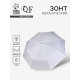 Зонт механический «Однотонный», 3 сложения, 8 спиц, R=48/55 см, d=96 см, белый