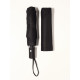 Зонт автоматический Black, 3 сложения, 8 спиц, R=48/55 см, d=96 см, чёрный