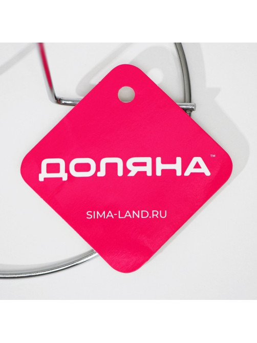 Держатель для бумажных полотенец настольный Доляна, 13.5×13.5×28 см, хромированный