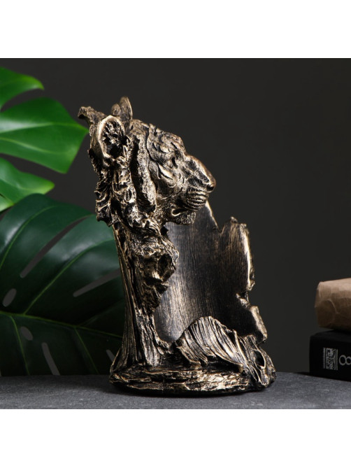 Подставка для бутылки «Тигр», под бронзу, 16×18×24 см
