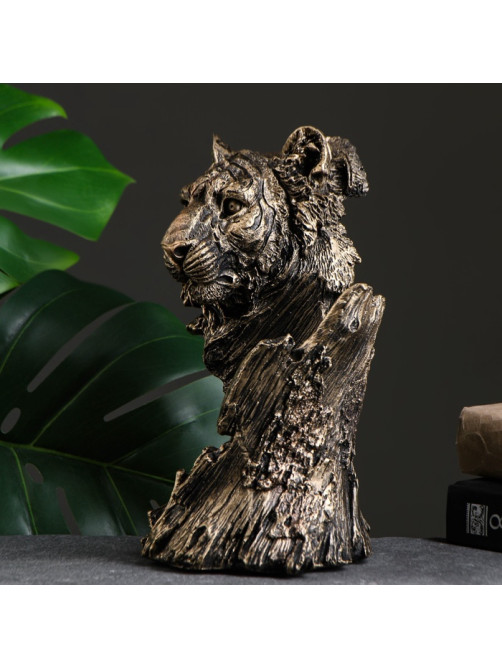 Подставка для бутылки «Тигр», под бронзу, 16×18×24 см