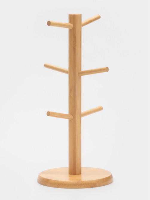 Держатель для кружек BellaTenero Bamboo, 14.5×32 см, бамбук