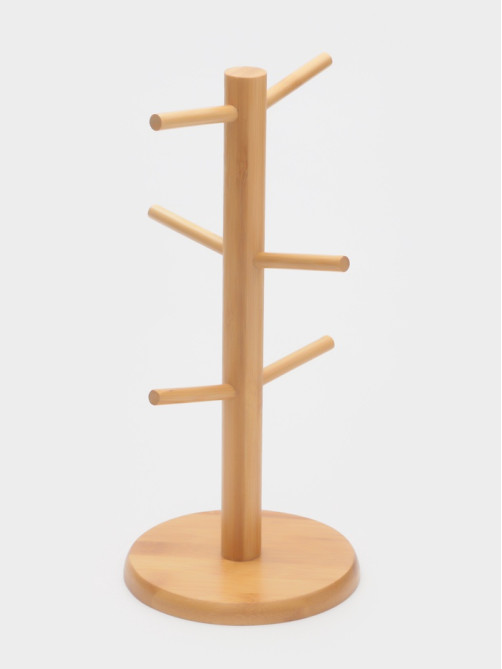 Держатель для кружек BellaTenero Bamboo, 14.5×32 см, бамбук