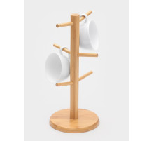 Держатель для кружек BellaTenero Bamboo, 14.5×32 см, бамбук
