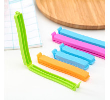 Зажимы для пакетов Доляна, 14.11.7 см, набор 6 шт., пластик, цвет МИКС