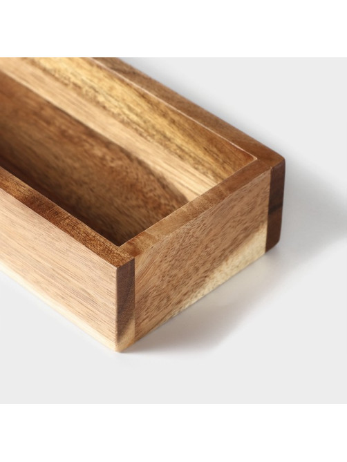 Лоток для подачи столовых приборов Magistro Tropical 25×8×4 см, акация