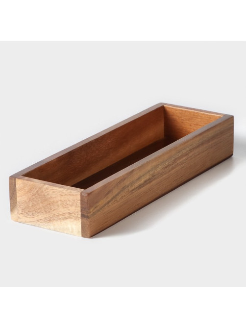 Лоток для подачи столовых приборов Magistro Tropical 25×8×4 см, акация