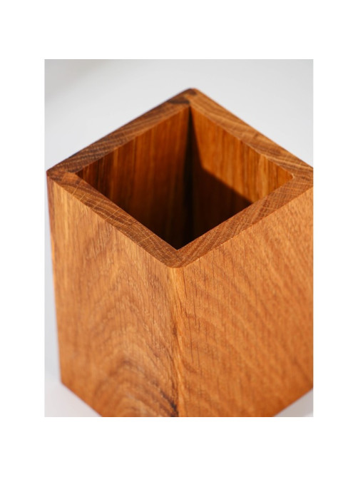 Подставка для столовых приборов Adelica, 12×8×8 см, дерево дуб