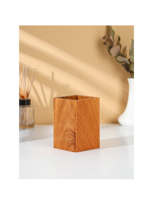 Подставка для столовых приборов Adelica, 12×8×8 см, дерево дуб