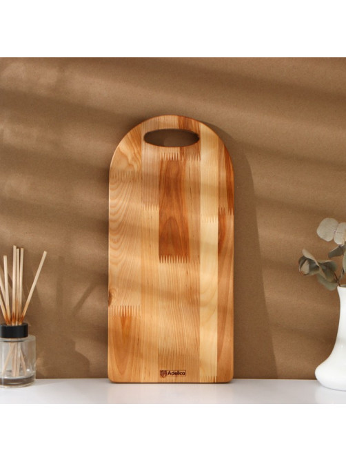 Набор деревянных разделочных досок на подставке Adelica, 3 шт.: 38×18, 30×18, 22×18 см, берёза