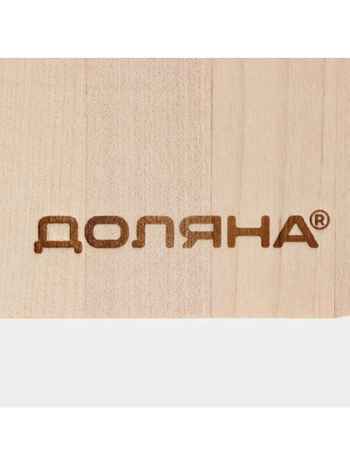 Доска разделочная деревянная Доляна, 37.5×21 см, берёза