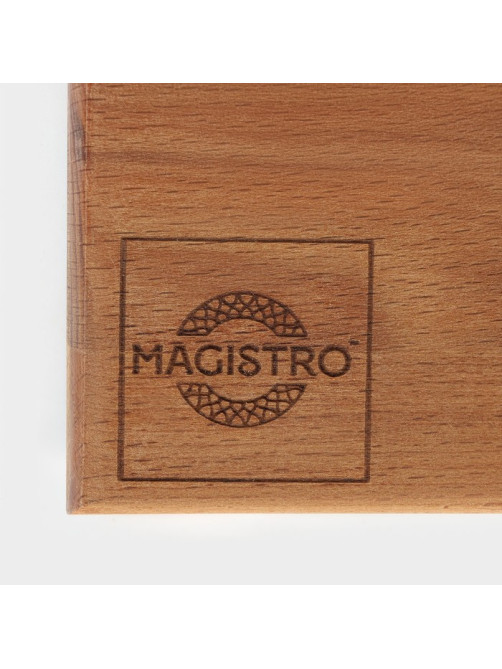 Доска разделочная Magistro, 40×30×3 см, толщина 2.5-3 см, дерево цельный массив бука