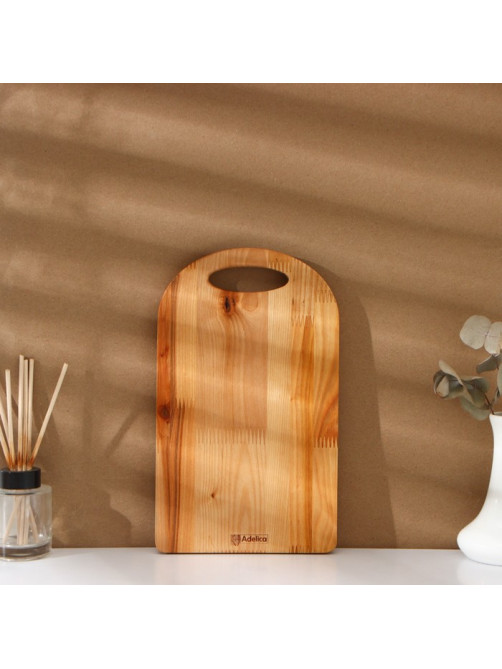 Набор деревянных разделочных досок на подставке Adelica, 3 шт.: 38×18, 30×18, 22×18 см, берёза