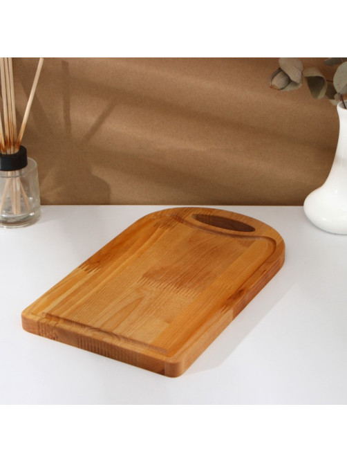 Набор деревянных разделочных досок на подставке Adelica, 3 шт.: 38×18, 30×18, 22×18 см, берёза