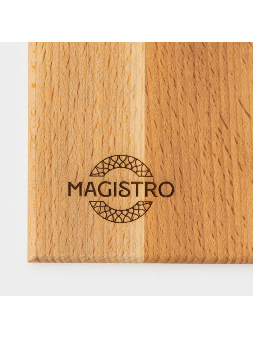 Доска разделочная Magistro, 40×30×1.2 см, дерево дуб