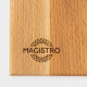 Доска разделочная Magistro, 40×30×1.2 см, дерево дуб