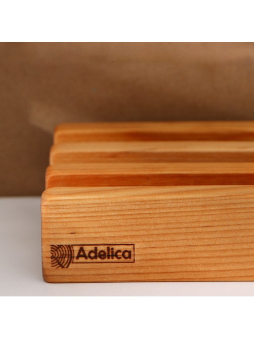 Набор деревянных разделочных досок на подставке Adelica, 3 шт.: 38×18, 30×18, 22×18 см, берёза