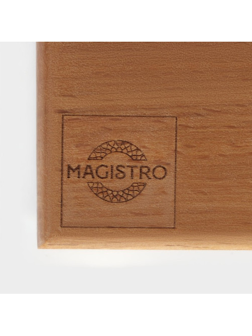 Доска разделочная Magistro, 30×18×3 см, дерево цельный массив бука