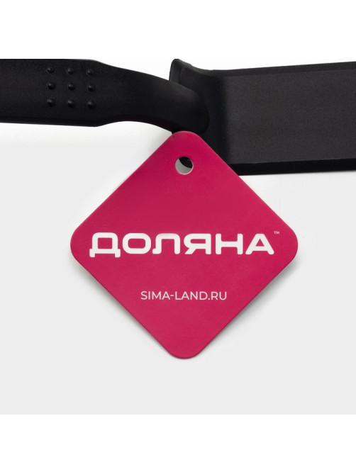 Лопатка блинная Доляна «Орихалк», 32 см, нейлон, чёрная