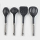Набор кухонных принадлежностей Доляна «Космос», 4 предмета, чёрный
