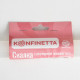 Скалка для теста с ограничителями кондитерская KONFINETTA, 23×3 см, пластик, белая