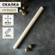 Скалка для теста Доляна, 40×3 см, прямая, дерево берёза