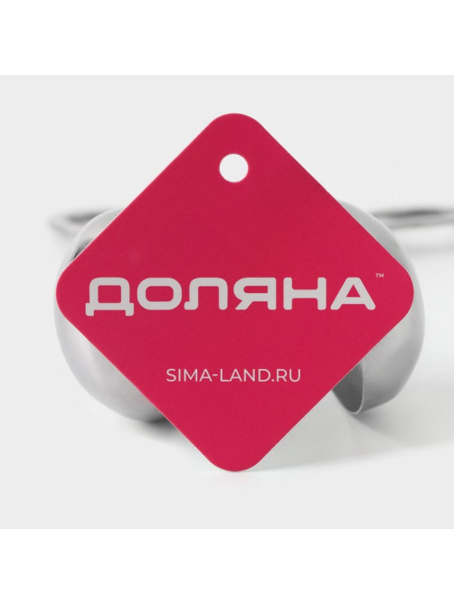 Форма для фрикаделек Доляна, 18×8×4.9 см, нержавеющая сталь, серебристая