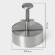 Пресс для бургеров Magistro Steel, 14×11.5 см, 304 сталь, серебристый
